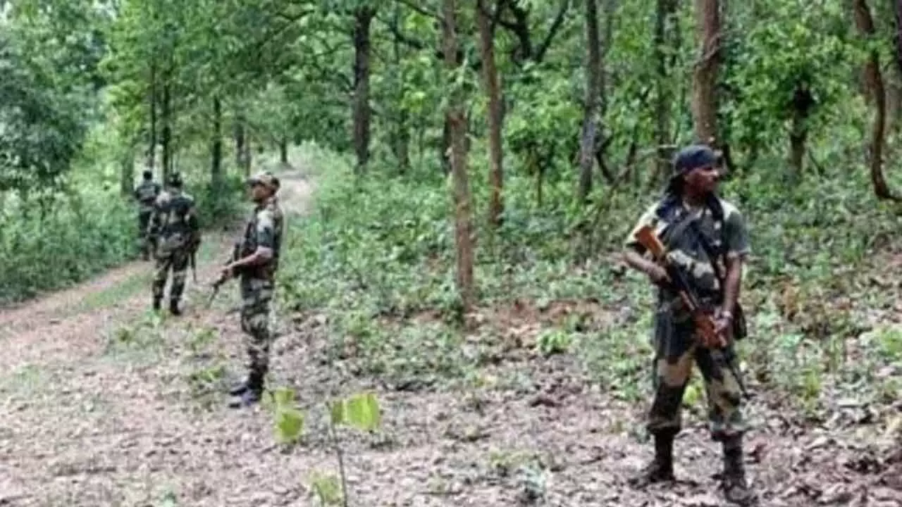 Massive crackdown on Maoists on Chhattisgarh-Telangana border, three killed Massive crackdown on Maoists on Chhattisgarh-Telangana border, three killed
