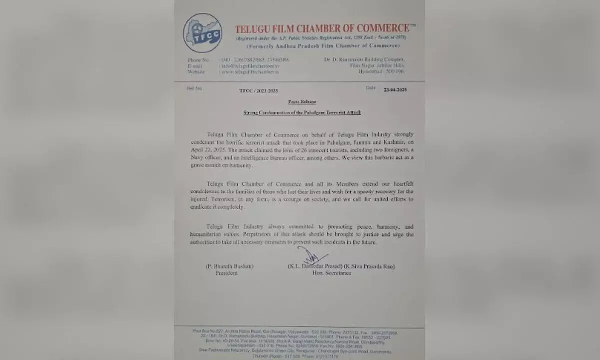 Strong Condemnation of Pahalgam Terror Attack Strong Condemnation of Pahalgam Terror Attack