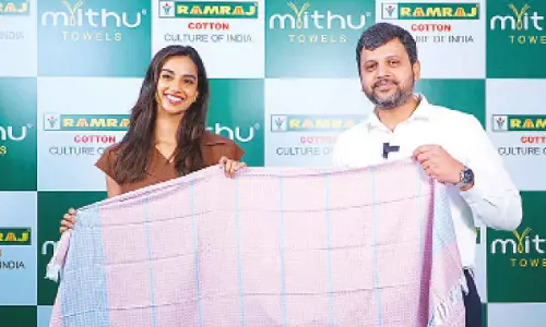 Meenakshi Chaudhary brand ambassador for Ramraj towels