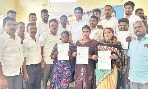 MLA Rajesh Reddy distributes CMRF cheques to 45 beneficiaries