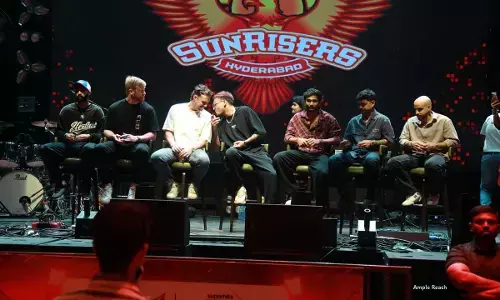 Sunrisers Hyderabad Players at Illuzion Club and Kitchen, Jubilee Hills