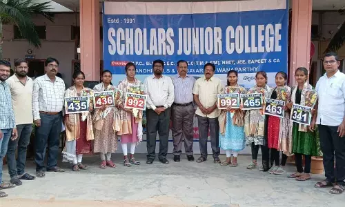 Scolars students tops in Intemediate results achieves top ranks in bi.p.c stream