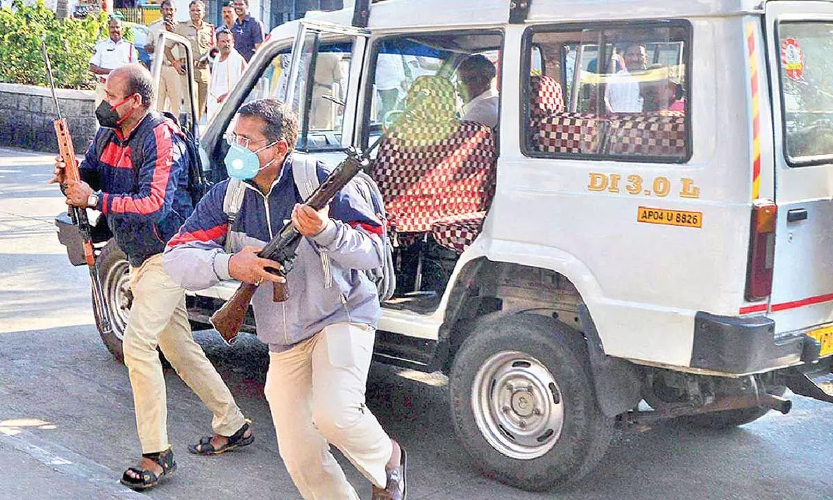 Octopus Force conducts mock drill in Tirumala