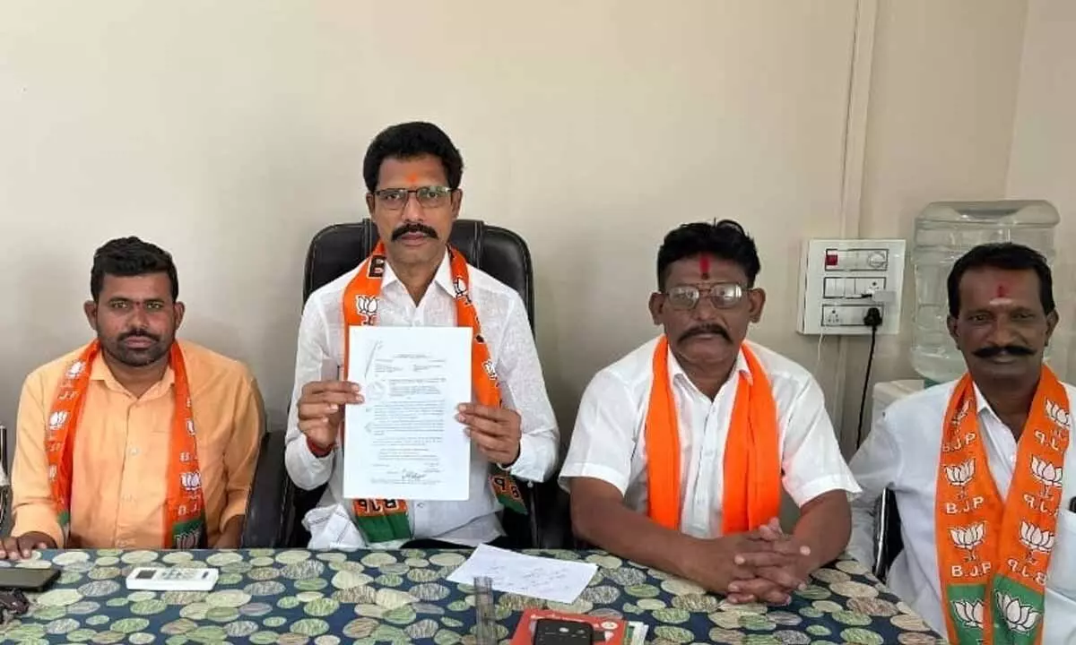 BJP Slams MP Mallu Ravi Over Mallamma Kunta Reservoir Cancellation: Accused of Betraying RDS Farmers BJP Slams MP Mallu Ravi Over Mallamma Kunta Reservoir Cancellation: Accused of Betraying RDS Farmers