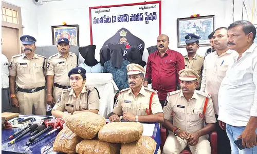 Police arrests ganja peddlers