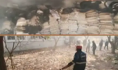 Another fire breaks out at Satavahana University in Karimnagar