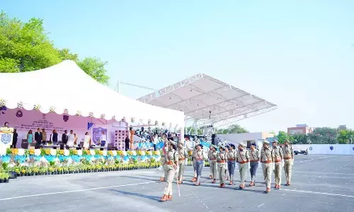 75th IRS passing out parade at NASCIN