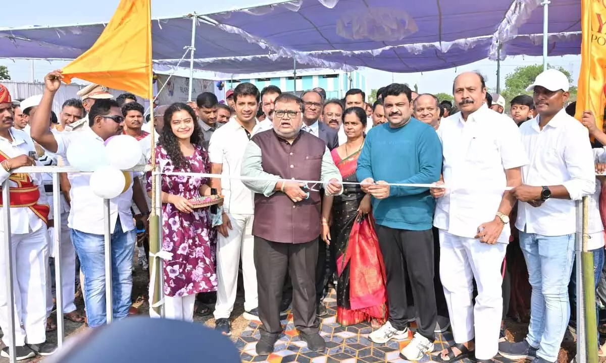 Sessions Judge Kabarthi inaugurates Rayala sports complex Sessions Judge Kabarthi inaugurates Rayala sports complex