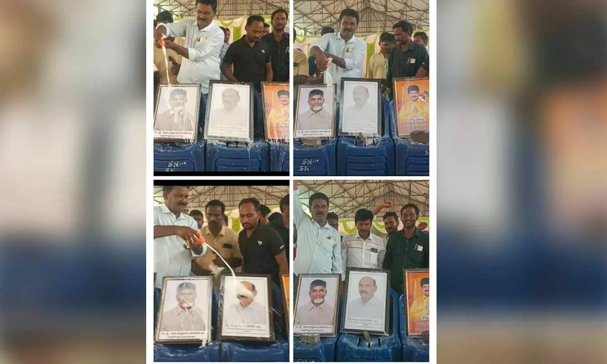 TDP leaders celebrate NMD Farooq fulfilling election promises TDP leaders celebrate NMD Farooq fulfilling election promises