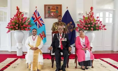 Humanitarian Madhusudan Sai awarded Fiji’s highest honour