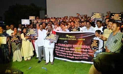 FNCC condemns Pahalgam terror attack, holds candlelight vigil in tribute