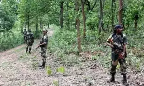 Security forces discover massive Maoist tunnel in Karregutta hills during combing operations