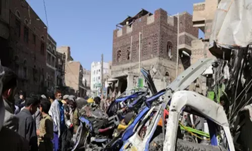 2 killed, 10 injured in US airstrikes on Yemens Houthi-held capital: Report