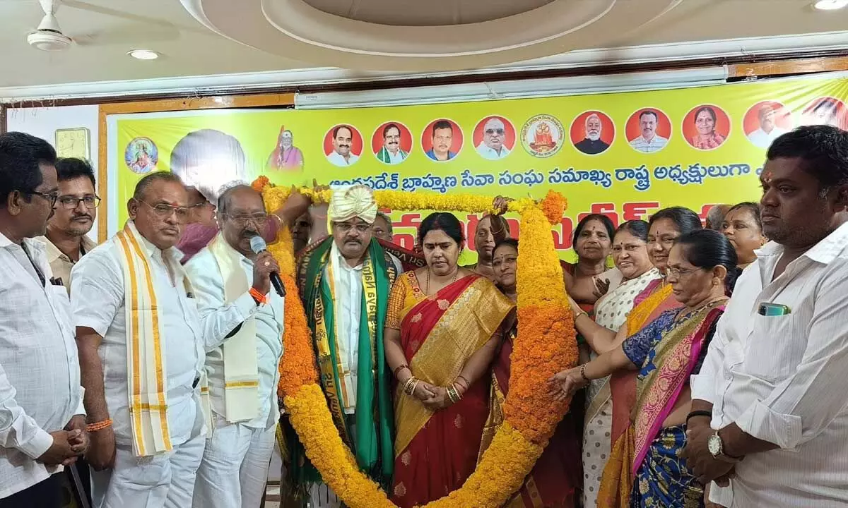 Konuru promises to solve problems of Brahmins