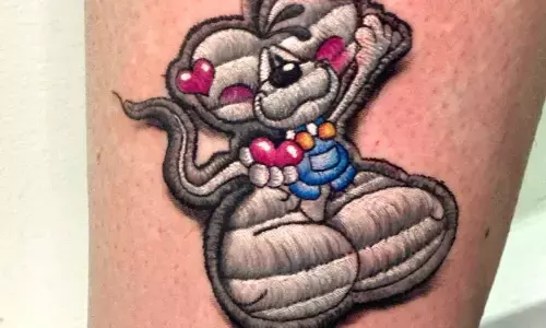Patchwork & Embroidery Tattoos: Trend Among Gen-Z