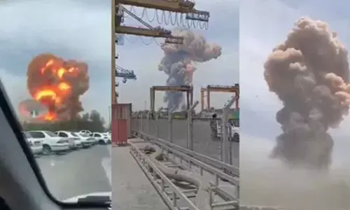 Iran thanks Russia for help in controlling blaze after port explosion