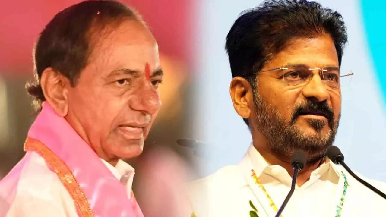 Revanth trashes KCR talk at Warangal meet Revanth trashes KCR talk at Warangal meet
