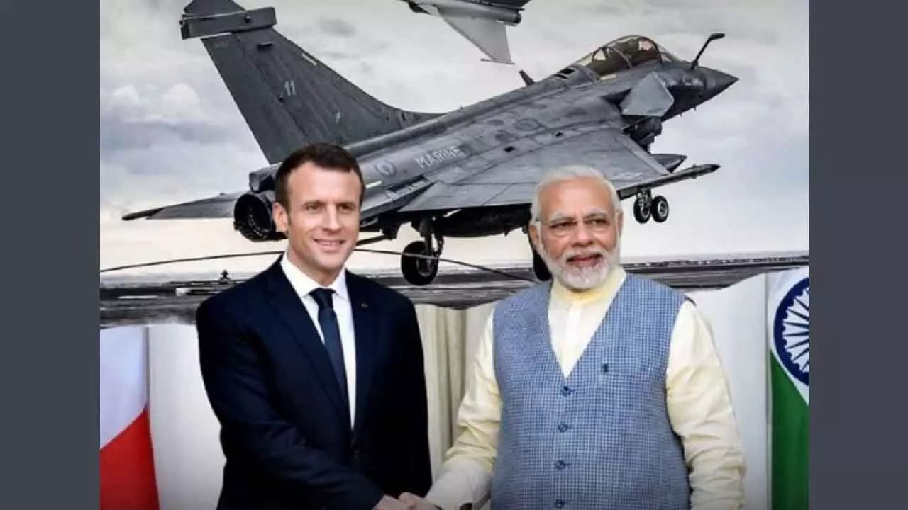 India, France ink Rs 64K-cr Rafale deal India, France ink Rs 64K-cr Rafale deal