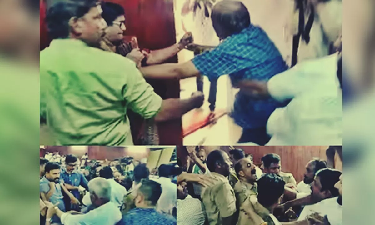 Clash in Palakkad Municipality meet, Chairperson says assaulted by Left-Cong councillors