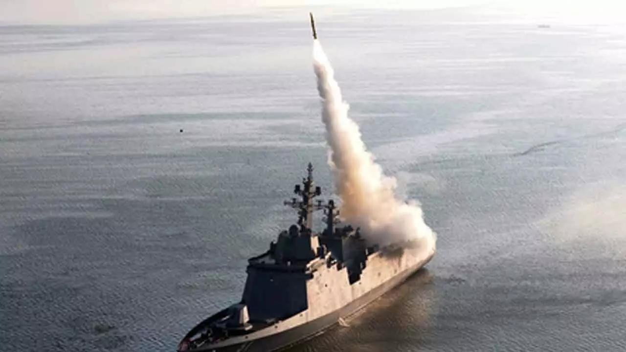 North Korea conducts first test-firing of new warships weapons systems North Korea conducts first test-firing of new warships weapons systems