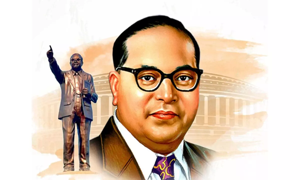 Defacement of Ambedkar’s statue in MPs Ashoknagar sparks outrage Defacement of Ambedkar’s statue in MPs Ashoknagar sparks outrage