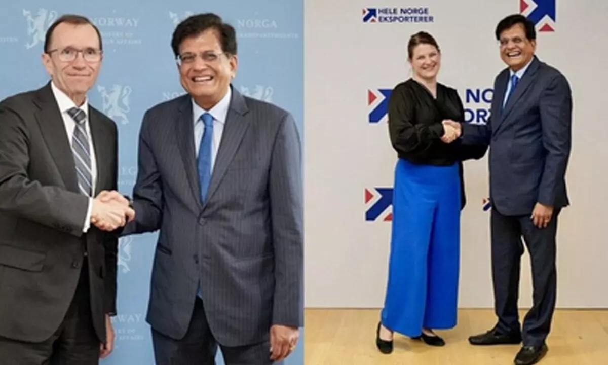 Goyal holds talks in Oslo to strengthen India-Norway trade & investment ties Goyal holds talks in Oslo to strengthen India-Norway trade & investment ties