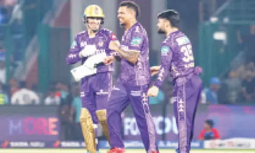 Narine, Chakaravarthy pick 5 wkts collectively as KKR beat DC by 14 runs