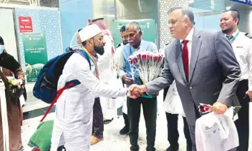First batch of Indian Haj pilgrims arrives in Saudi Arabia