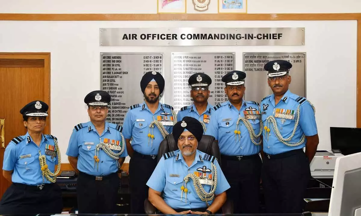 Air Marshal Tejinder Singh Takes Over as AOC-in-C of IAF’s Training Command Air Marshal Tejinder Singh Takes Over as AOC-in-C of IAF’s Training Command