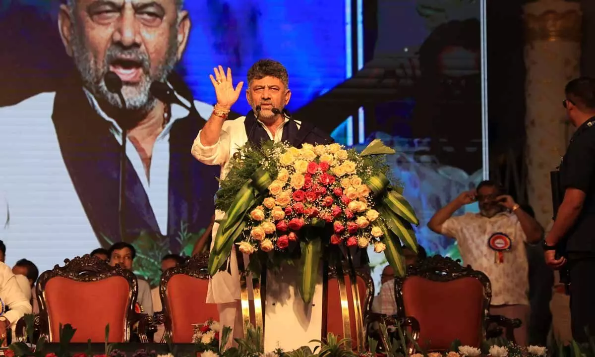We have brought positive changes in the lives of pourakarmikas as promised: DCM DK Shivakumar We have brought positive changes in the lives of pourakarmikas as promised: DCM DK Shivakumar