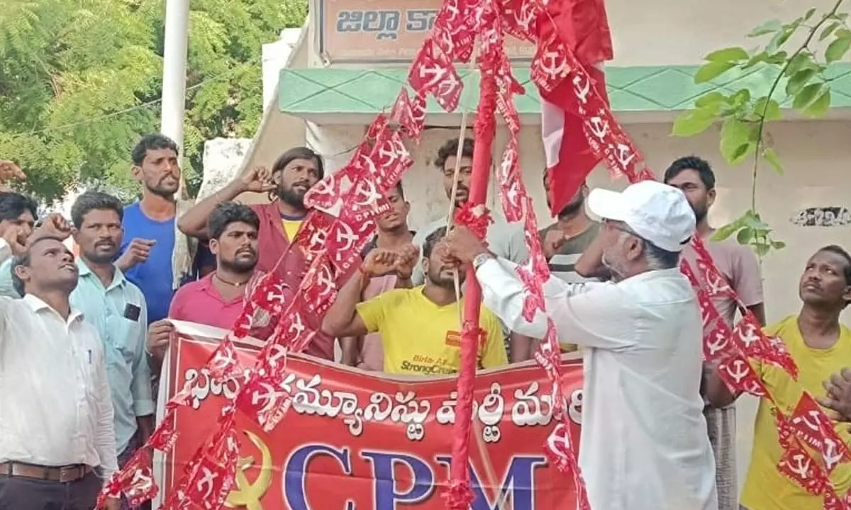 Only a Workers State Can Solve Labor Issues, Says CPM on May Day in Jogulamba Gadwal
