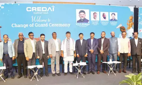Bhaskar T  Nagendrappa takes charge as CREDAI Karnataka President