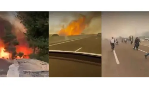 Wildfire rages across Israel, sparks national emergency as thousands flee