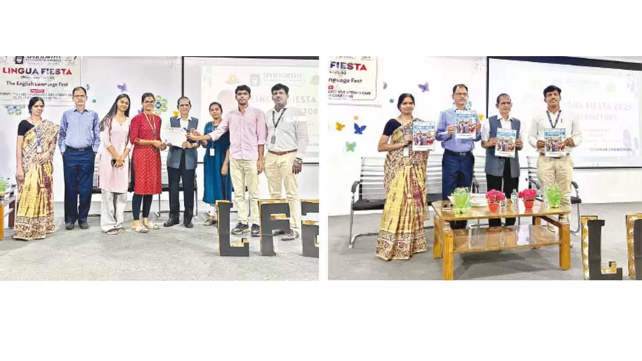 Students Excel at Sphoorthys “Lingua Fiesta”; Freshman Magazine “Abhiyanta” Unveiled Students Excel at Sphoorthys “Lingua Fiesta”; Freshman Magazine “Abhiyanta” Unveiled