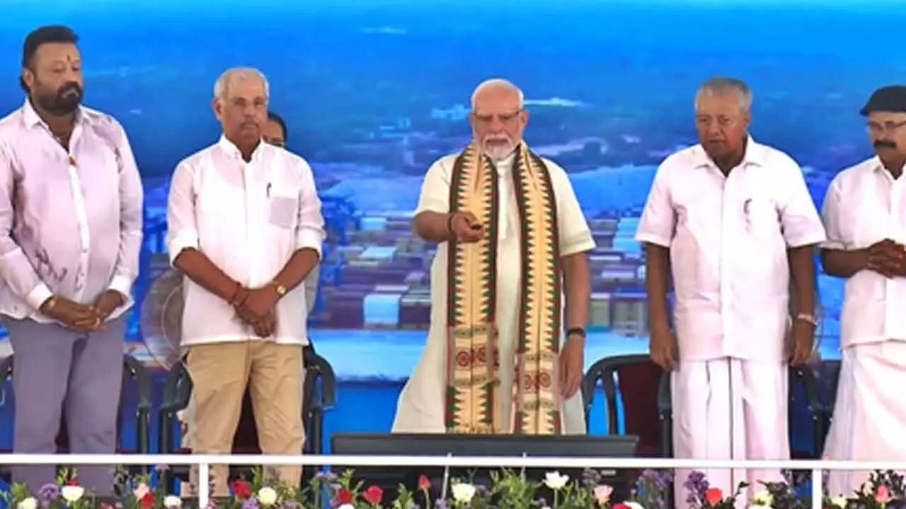 PM Modi inaugurates Rs 8,900 cr Vizhinjam port, calls it ‘big achievement in India’s maritime security’