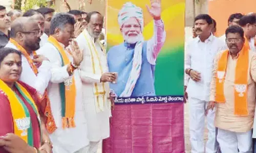 Caste census announcement: BJP leaders conduct ‘Palabhishekam’ to Modi