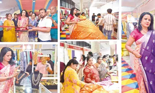 Anitha Gehlot Inaugurates National Silk Expo 2025 at Srinagar Colony