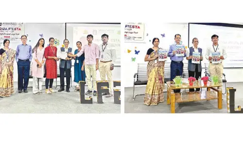 Students Excel at Sphoorthys “Lingua Fiesta”; Freshman Magazine “Abhiyanta” Unveiled