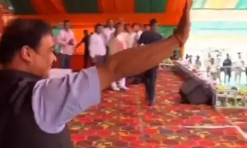 Assam CM takes swipe at Congress during Panchayat poll campaign