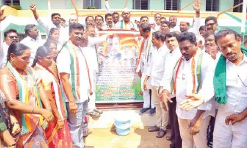 Palabhishekam to Rahul Gandhi’s portrait