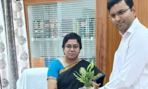 N. Premalatha Assumes Charge as Principal District Judge in Gadwal; Collector Santhosh Extends Greetings