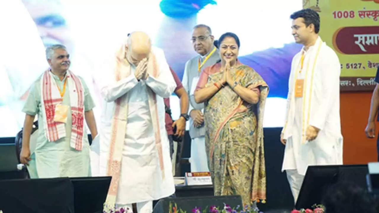 HM Amit Shah hails PM Modis efforts for resurgence of Sanskrit