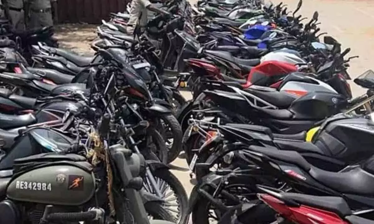 21 bikes seized 21 bikes seized