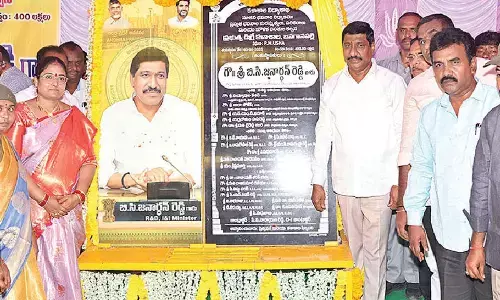 Foundation laid for infrastructure upgrades at Banaganapalle Govt Degree College