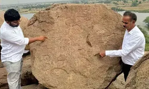Prehistoric rock art found in Nalgonda
