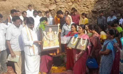 Bhumi puja performed for revival of Venkateswara Swamy temple