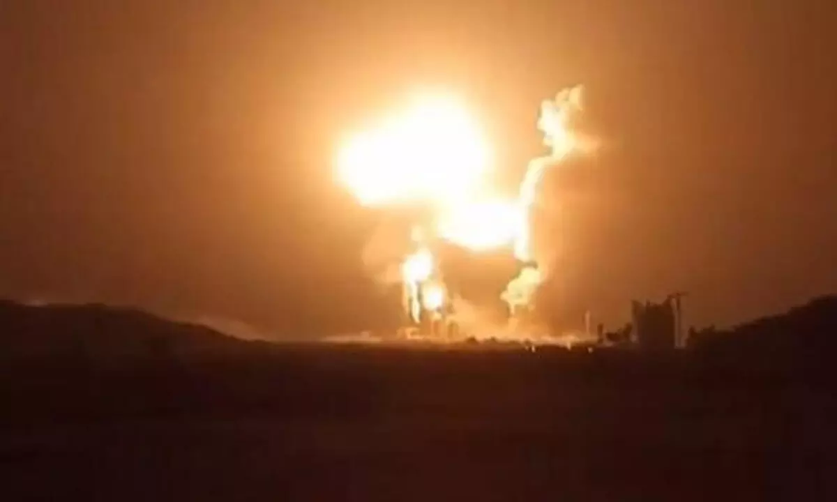 2 killed, 42 injured in Israeli retaliatory airstrikes on Yemens port city: Health authorities 2 killed, 42 injured in Israeli retaliatory airstrikes on Yemens port city: Health authorities