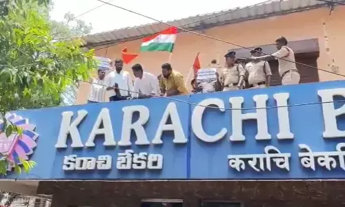 Protests Erupt Against Karachi Bakery In Visakhapatnam After Pahalgam Attack