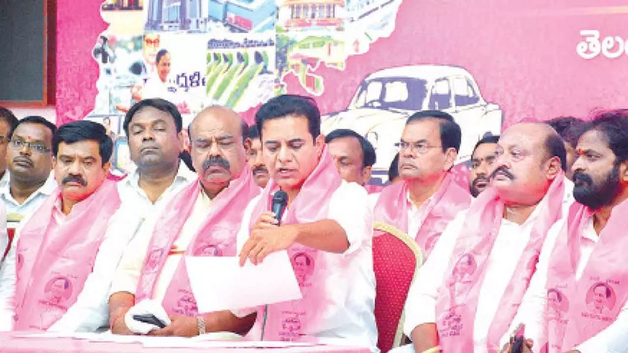 KTR brands Revanth most incompetent CM in history KTR brands Revanth most incompetent CM in history