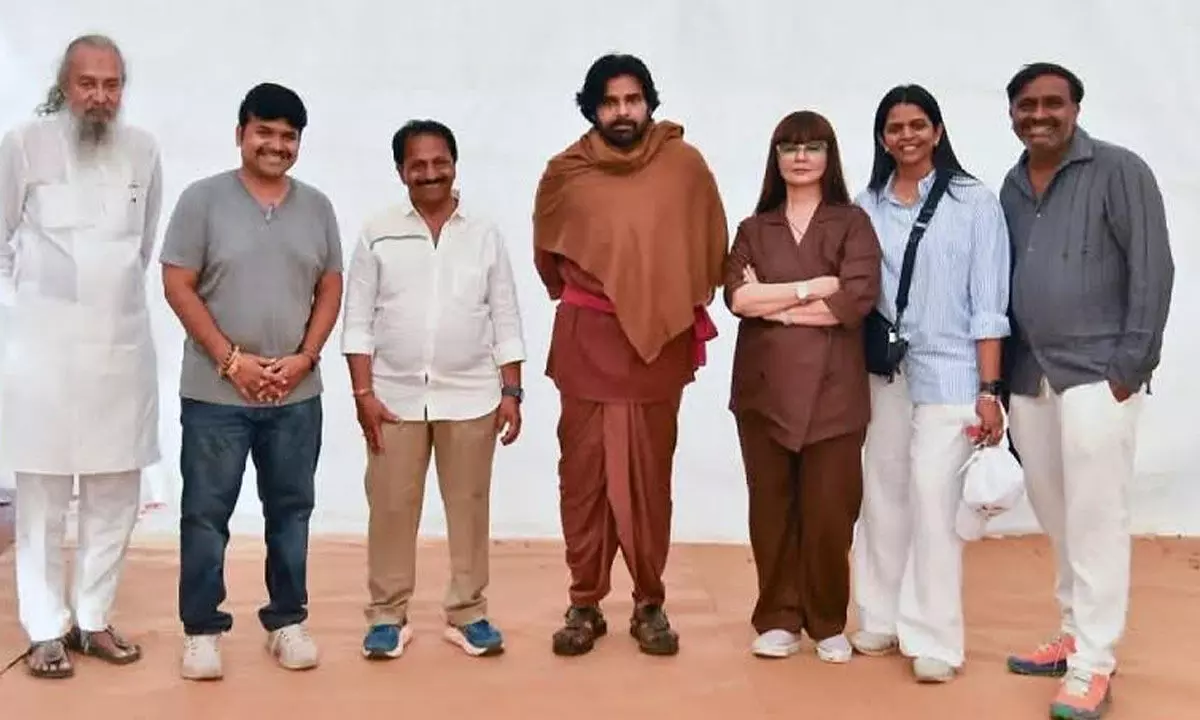 Pawan Kalyan wraps ‘HHVM’ shoot; massive trailer & songs set to drop soon Pawan Kalyan wraps ‘HHVM’ shoot; massive trailer & songs set to drop soon